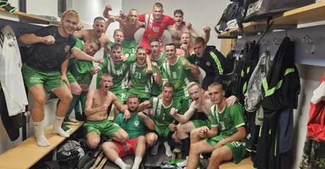Slavlje u svlačionici nogometaša Nove Vesi