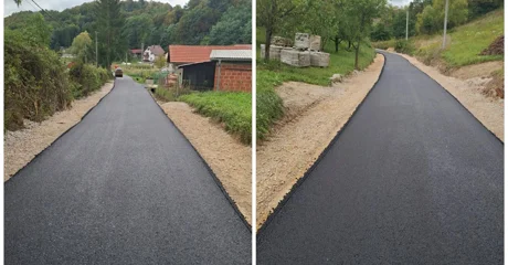 Asfaltirana još jedna dionica u Općini Bednja