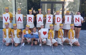 Varaždinske mažoretkinje nastupile na Europskom prvenstvu u Sarajevu