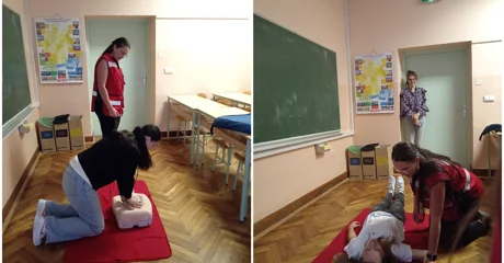 Edukacija iz prve pomoći za novomarofske učenike