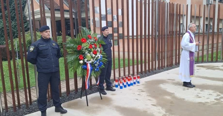 Odana počast poginulim i nestalim policajcima PU Varaždin u Domovinskom ratu