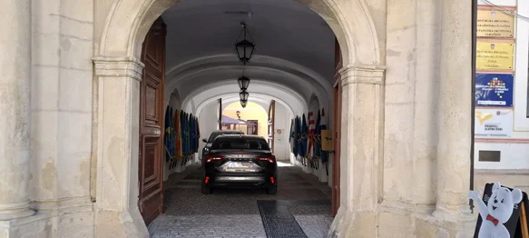 Automobil istražitelja u Varaždinskoj županiji