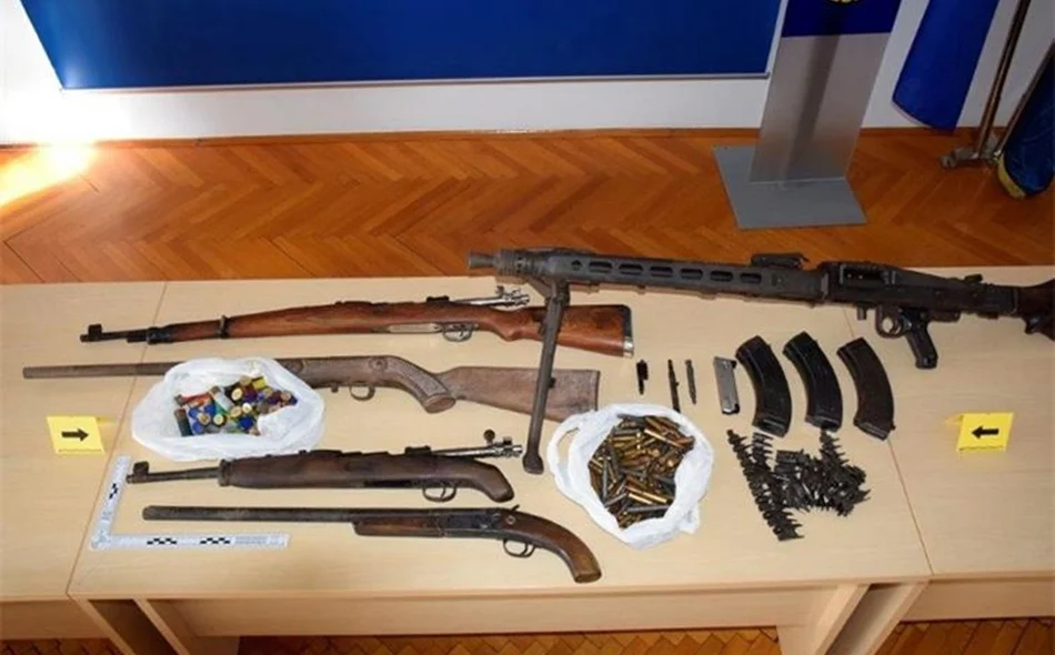 Zapljena oružja i streljiva od strane varaždinskih policajaca