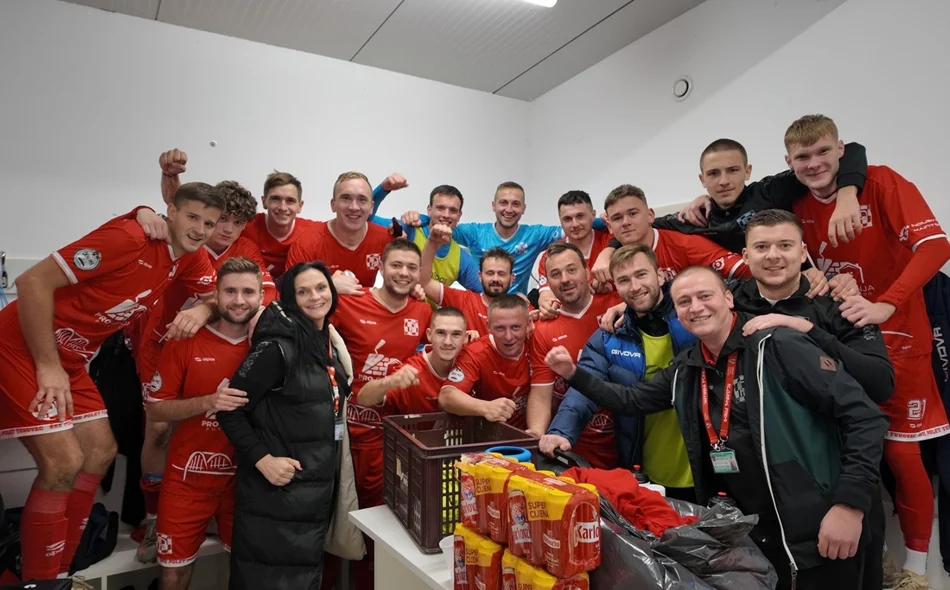 Slavlje Tuhovčana nakon zaslužene pobjede u Ivancu