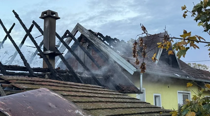 FOTO U jutrošnjem požaru gorjela obiteljska kuća u Petrijancu