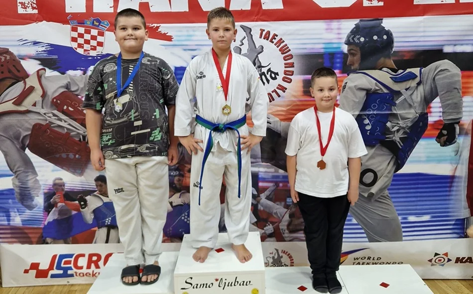 Mladi varaždinskih taekwondaši osvojili tri medalje