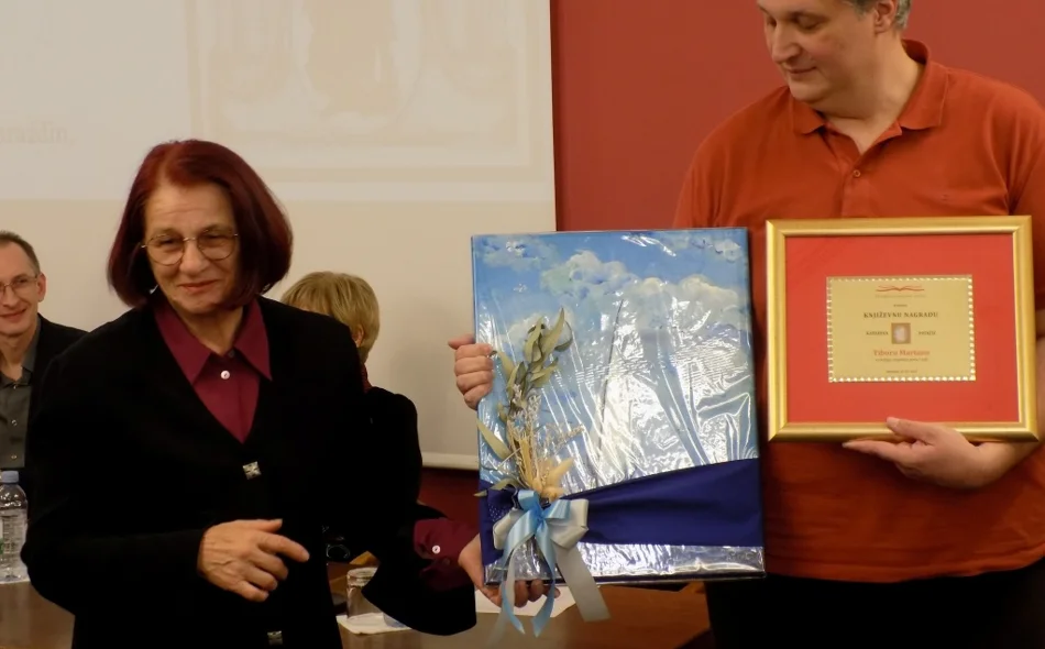 Četvrt stoljeća književne nagrade &quot;Katarina Patačić&quot;, najbolja knjiga na kajkavskom narječju &quot;Angelska posla i cajti&quot; Tibora Martana
