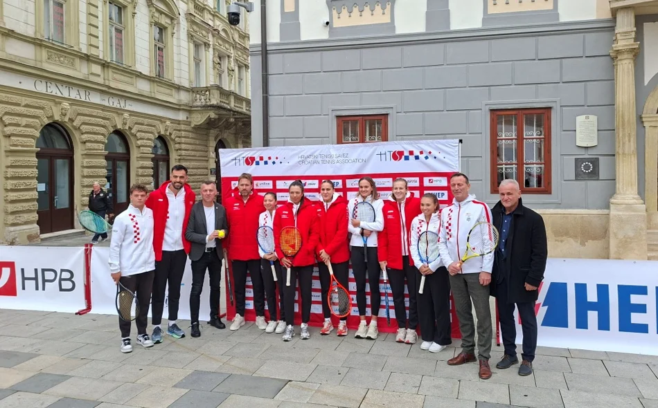 Bosilj i Lukačić pokazali svoje teniske vještine uoči Billie Jean King Cup turnira