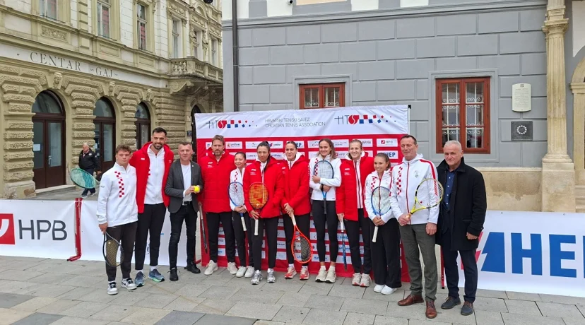 Bosilj i Lukačić pokazali svoje teniske vještine uoči Billie Jean King Cup turnira