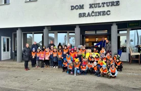 Skupine Žabice i Loptice iz Sračinca učile o sigurnosti u prometu