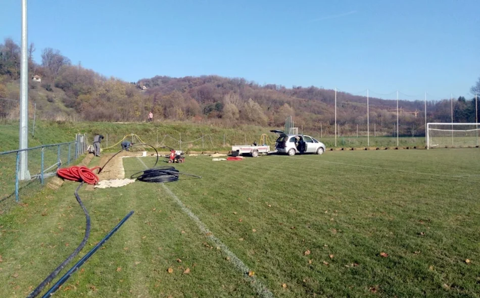 Na igralištu NK Mladost ugrađuje se moderan sustav za navodnjavanje