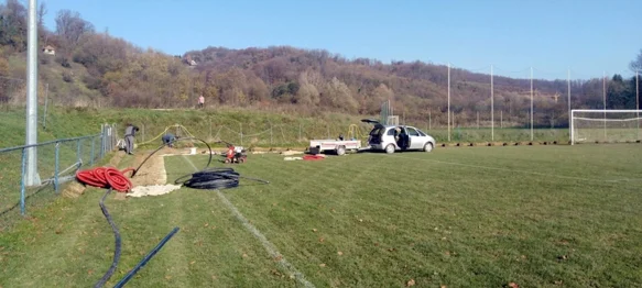 Na igralištu NK Mladost ugrađuje se moderan sustav za navodnjavanje