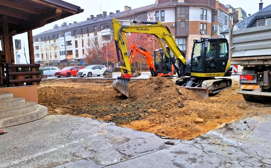 Počeli radovi na uređenju javnog parkirališta i dijela gradske nerazvrstane ceste u Malezovoj ulici