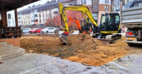 Počeli radovi na uređenju javnog parkirališta i dijela gradske nerazvrstane ceste u Malezovoj ulici