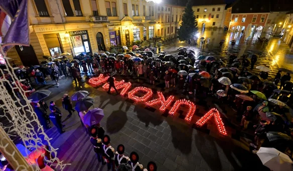 FOTO Diljem Varaždinske županije zapaljeni lampioni za poginule heroje Domovinskog rata