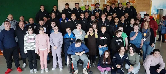 FOTO Nogometaši Varaždina posjetili Centar za odgoj i obrazovanje Tomislav Špoljar