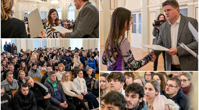 FOTO Grad Varaždin za stipendiranje osigurao 550.000 eura, sve stipendije uvećane za 10 posto