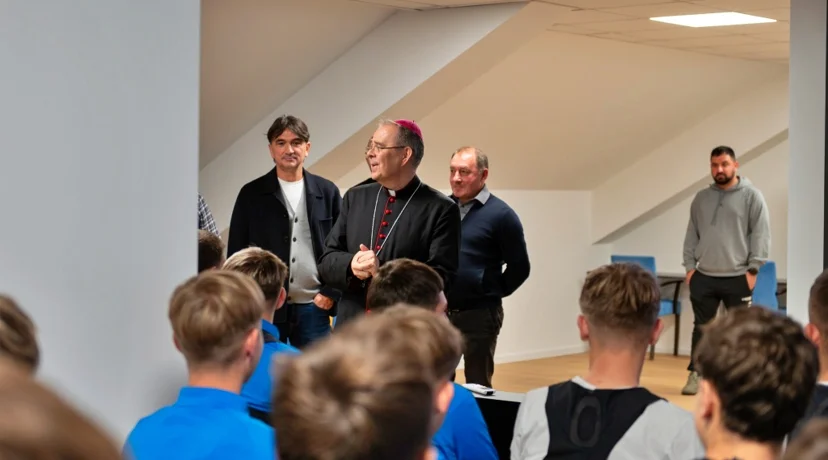 Biskup Radoš blagoslovio nove prostorije NK Varaždina