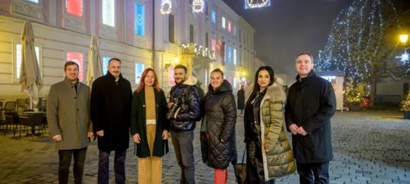 Županijska palača i ove je godine pretvorena u atraktivni adventski kalendar