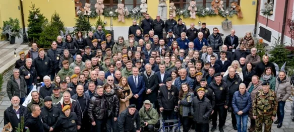 Thompson posjetio Županijsku palaču, dočekali ga Stričak,Dalić i članovi braniteljskih udruga