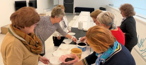 U Muzeju grada Ludbrega muzealci uz pomoć Žena iz Centra svijeta sijali pšenicu