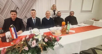 Marković i Lukačić na krsnoj slavi Svetog Nikole