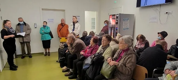 Klara Jelenski unijela duh blagdana na odjel dnevne onkološke bolnice