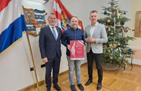 Nagrađeni urednik i novinar Megapulsa, Robert Peharda na prijemu kod župana: Posebno me veseli što su priču prepoznali upravo čitatelji!