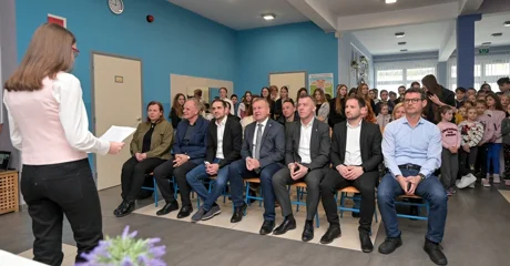 FOTO Gotovo 1,8 milijuna eura za školske dvorane u Črešnjevu i Remetincu