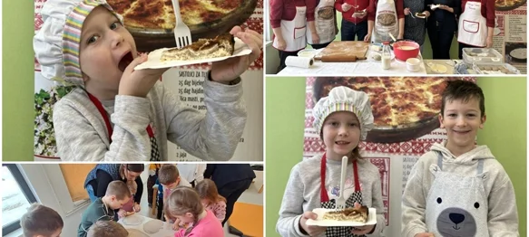 FOTO Mališani Dječjeg vrtića &bdquo;Bambi&rdquo; pripremali vidovečki gibanik