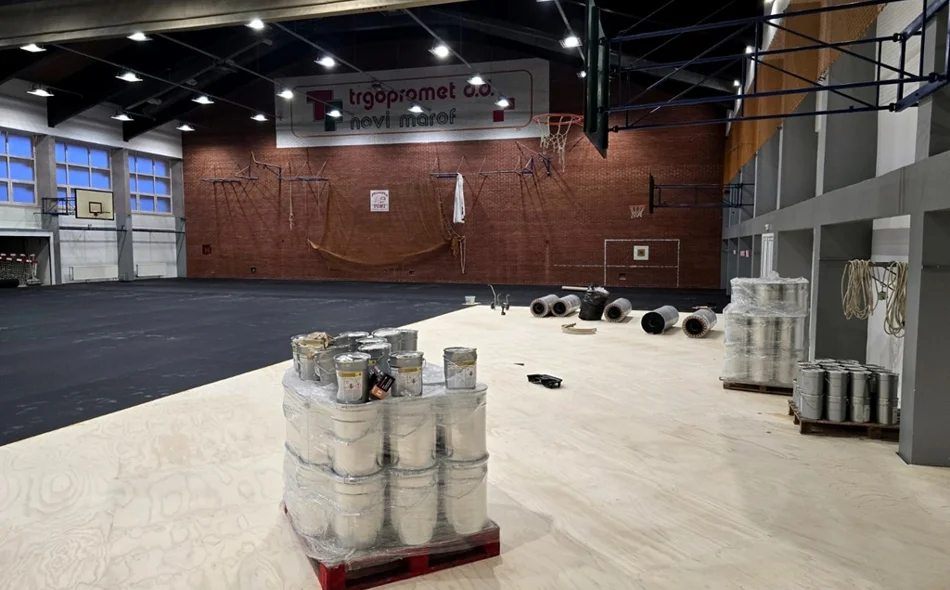 Radovi u dvorani Osnovne škole Novi Marof u završnoj fazi