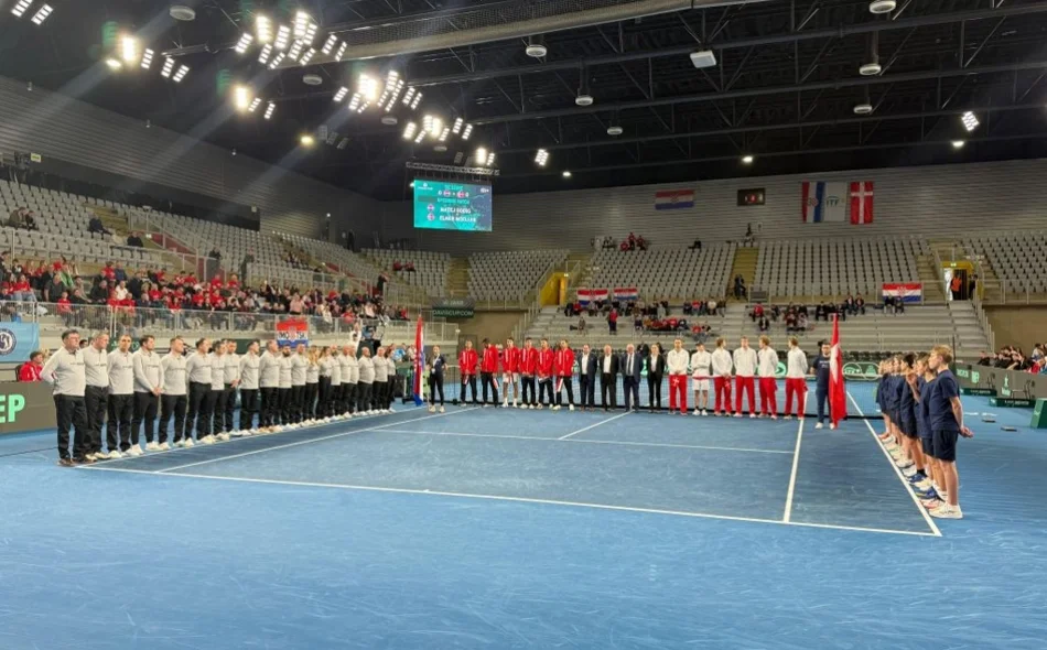 U polupraznoj dvorani Hrvatska pobijedila Dansku u Davis cupu