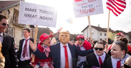 FOTO Niti Trump nije propustio šareni Toplički fašnik!