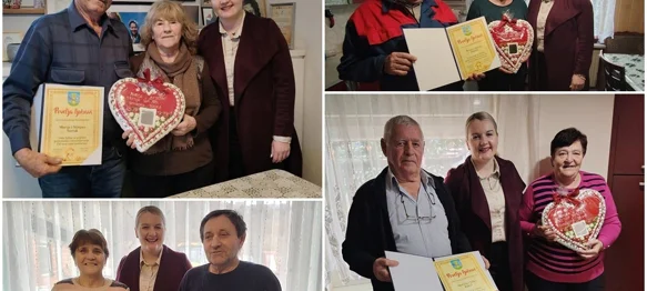 Načelnica Kočet obišla i darivala parove koji slave 50 i 60 godina braka