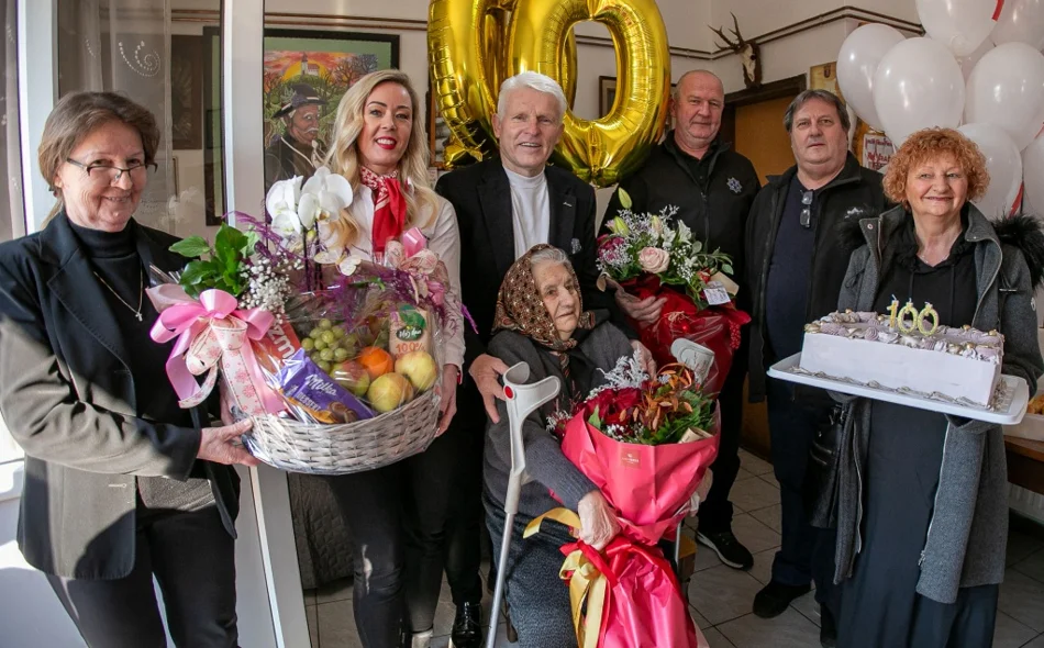 Kristina Plantak iz Sračinca proslavila 100. rođendan