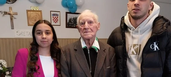 Stoljeće života Đure Fošnjara obilježeno u krugu obitelji i prijatelja