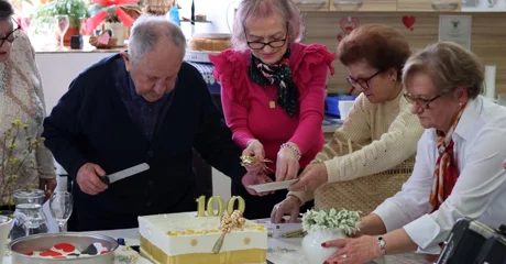Ludbreški umirovljenici napravili feštu Gabreku za 100. rođendan!