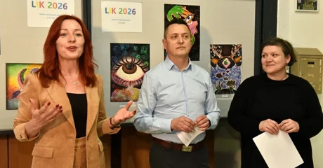 Izloženi najuspješniji likovni radovi i proglašeni pobjednici Županijskog natjecanja LIK 2026.