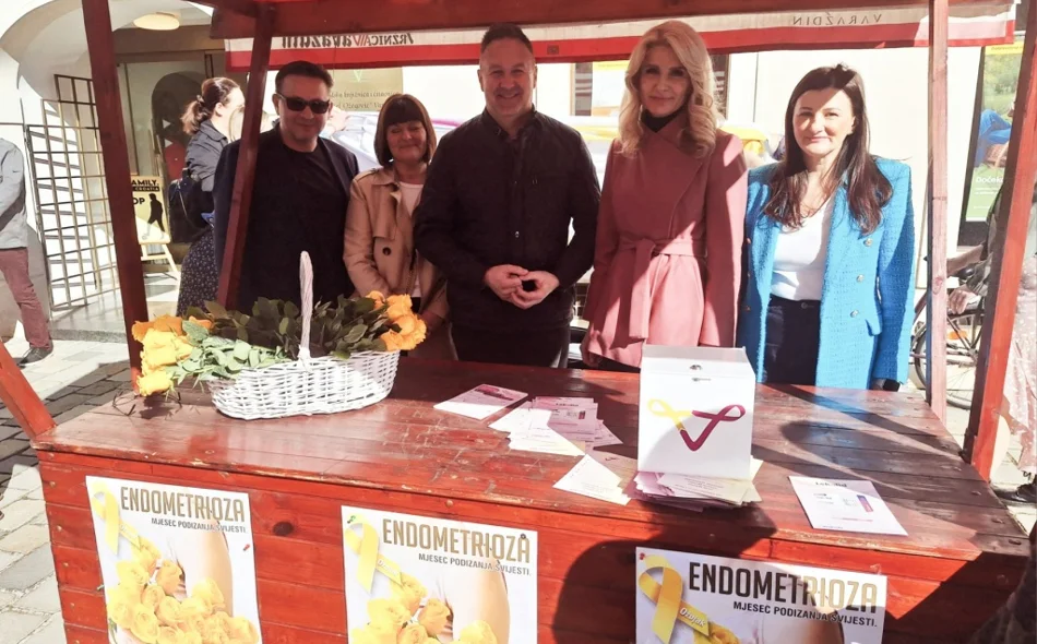 Održana javnozdravstvena akcija Dan žutih ruža - akcija o podizanju svijesti o endometriozi