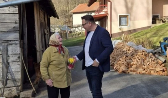 Podjela uskrsnica za bednjanske umirovljenike