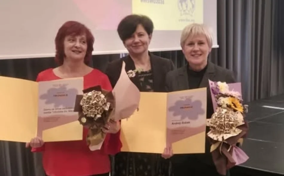 Andreji Bobek i varaždinskom Domu za žrtve obiteljskog nasilja priznanja Hrvatske udruge socijalnih radnika