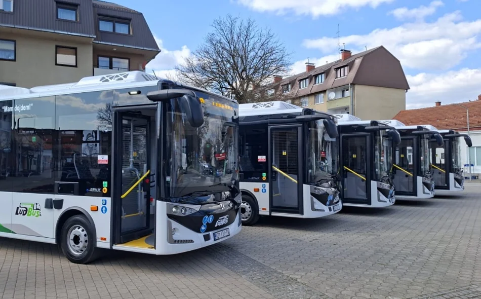 Za Dan grada u Ludbreg stiglo pet električnih autobusa s likovima Gruntovčana