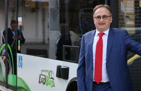 Za Dan grada u Ludbreg stiglo pet električnih autobusa s likovima Gruntovčana