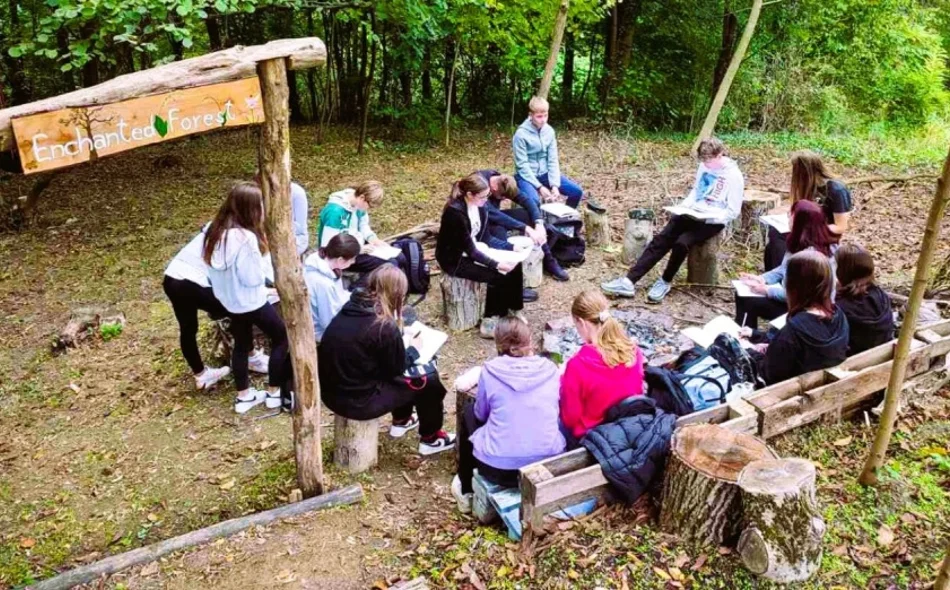 Prva privatna gimnazija Varaždin ima najljepšu učionicu na otvorenom u Hrvatskoj!