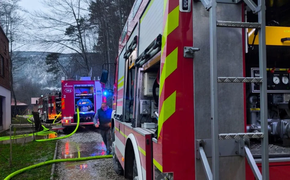 Od prekrasne drvene kuće za najam ostao samo pepeo, šteta 100 000 eura!