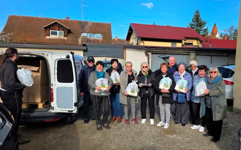 Varaždinske umirovljenike razveselili sa 180 uskršnjih poklon paketa