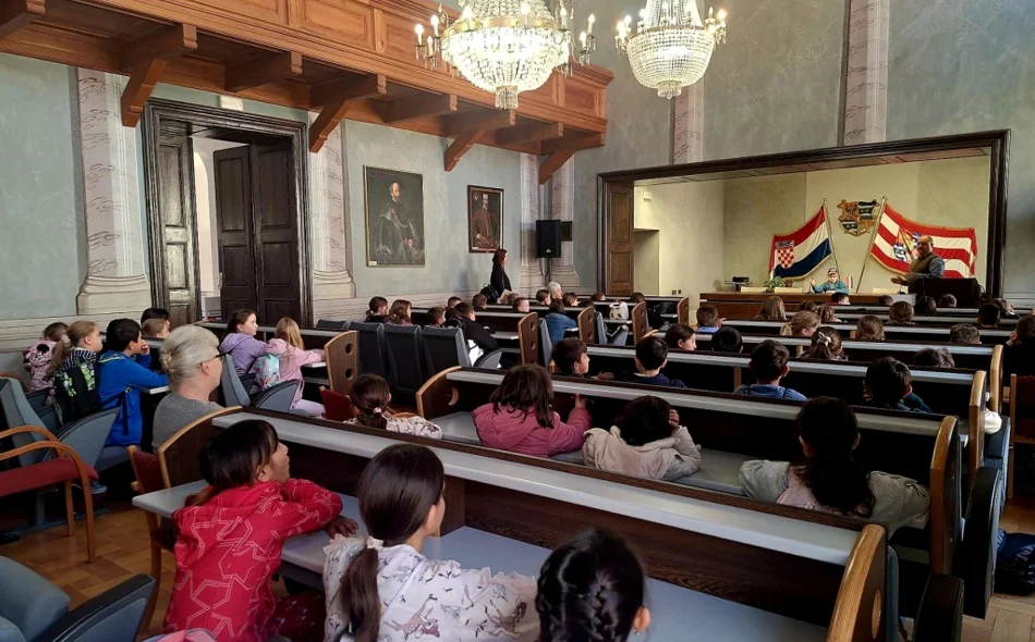 Učenici Osnovne škole Petrijanec posjetili Županijsku palaču