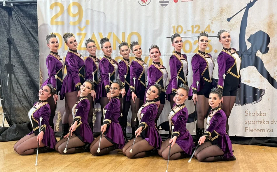 Berba medalja Ludbreških mažoretkinja, s državnog prvenstva vratile se s osam osvojenih odličja