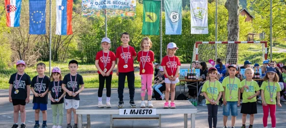 FOTO Dječjem vrtiću Bambi iz Ivanca prvo mjesto na Dječjim seoskim igrama vrtića
