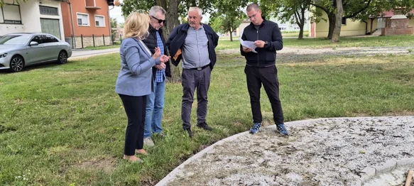 Uređenje središta Trnovca, Štefanca, Šemovca i Zamlake pred završetkom